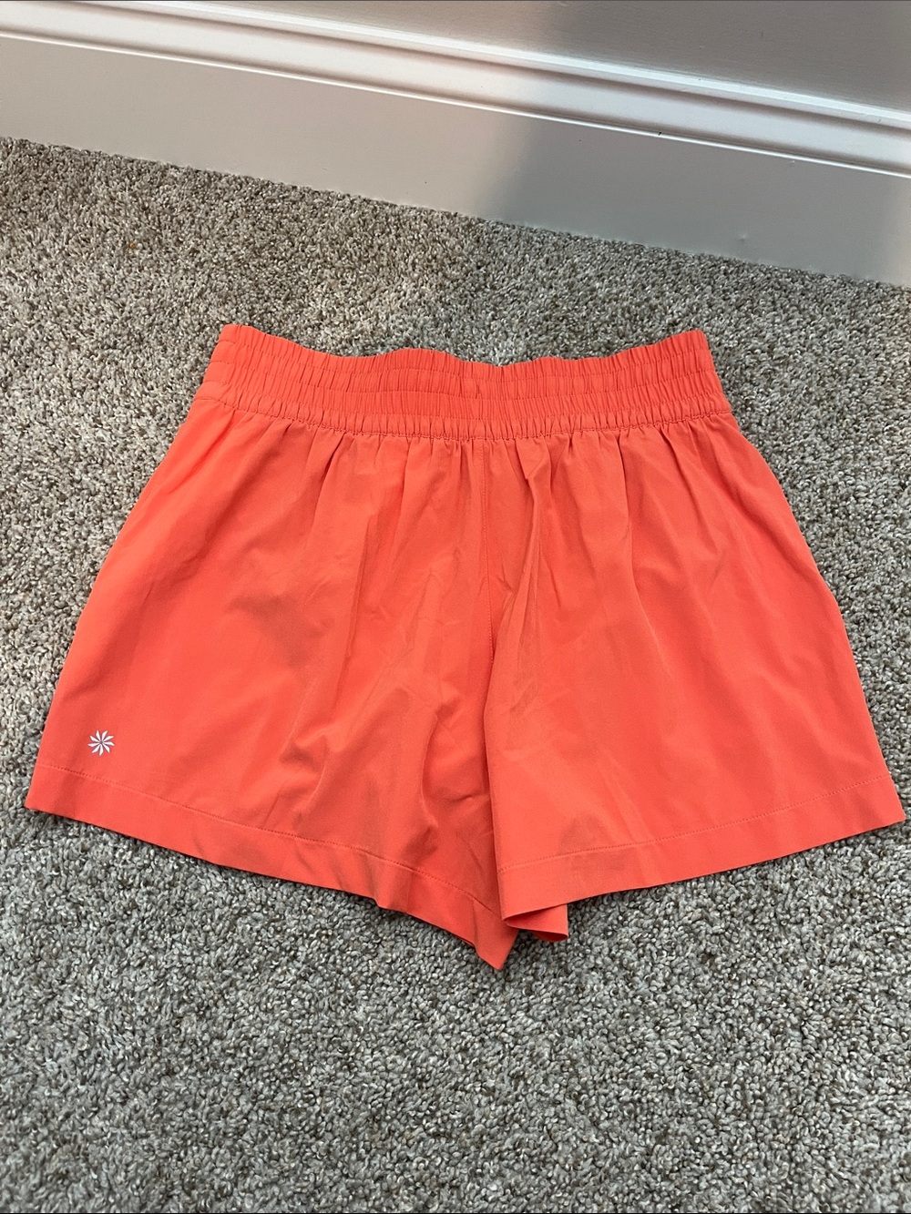 Athleta Coral Elastic-Waist Athletic Shorts
